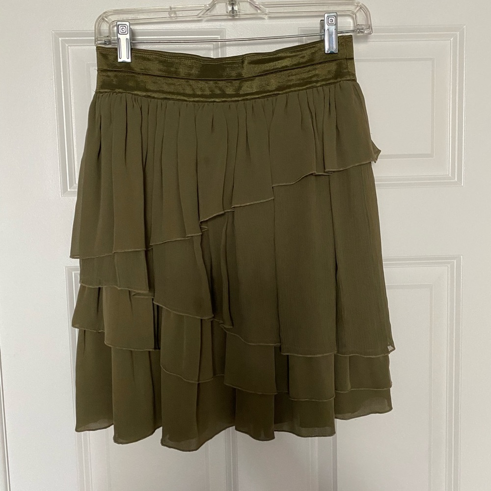 Alice + Olivia silk skirt
